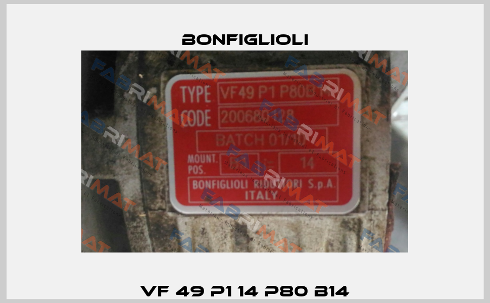 VF 49 P1 14 P80 B14 Bonfiglioli