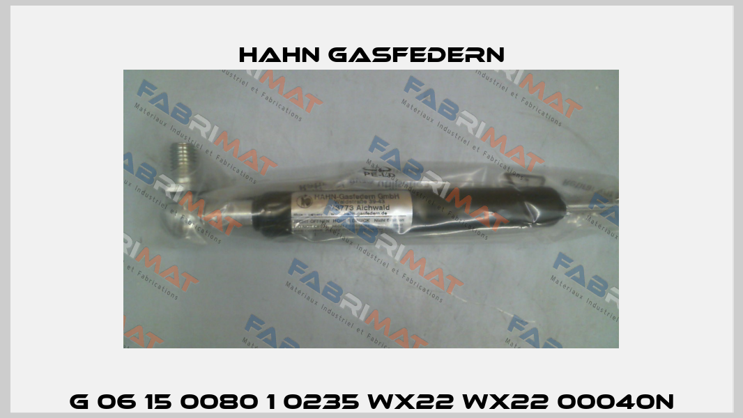 G 06 15 0080 1 0235 WX22 WX22 00040N Hahn Gasfedern