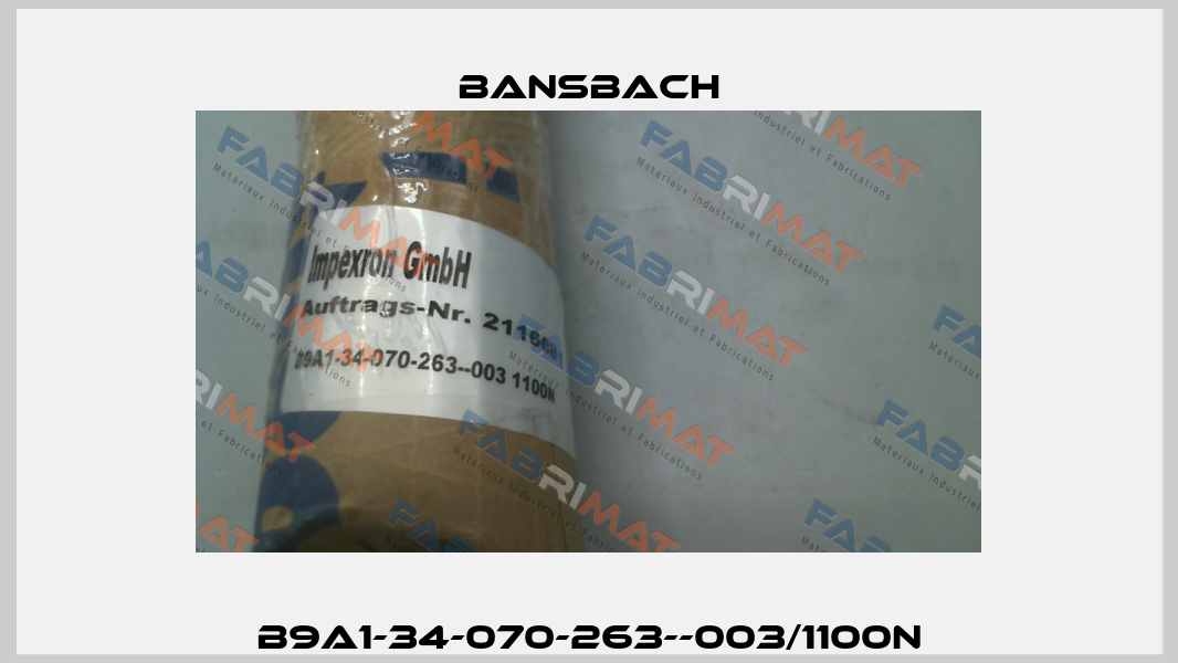 B9A1-34-070-263--003/1100N Bansbach