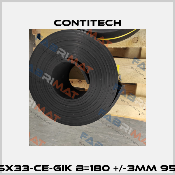 S-125-SX33-CE-GIK b=180 +/-3mm 9500mm Contitech