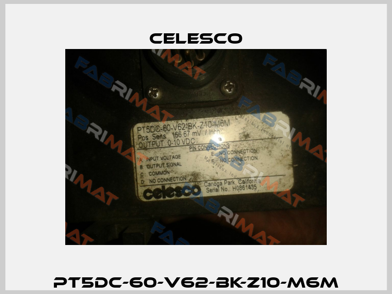 PT5DC-60-V62-BK-Z10-M6M Celesco