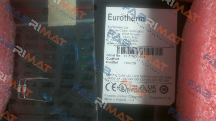 2408F/CC/VH/RD/RR/WP/RF/PB Eurotherm