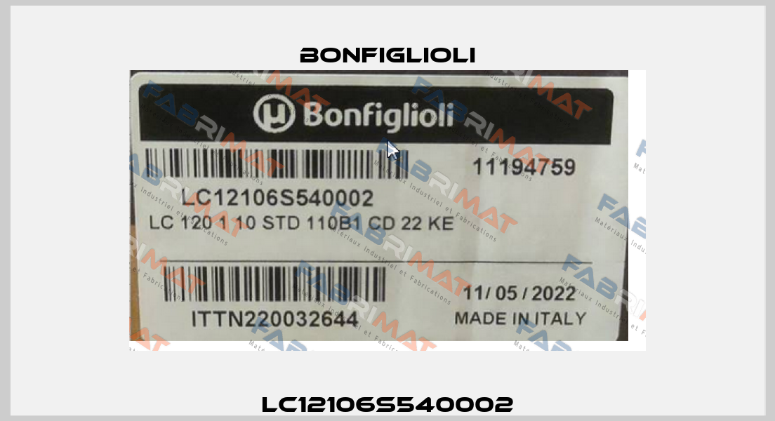 LC12106S540002 Bonfiglioli
