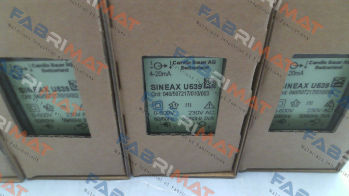 539-41Z2-500  / SINEAX U539 Camille Bauer