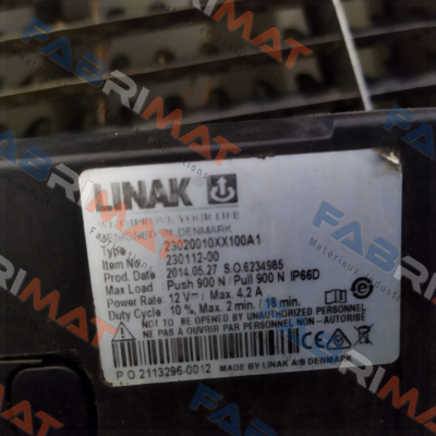 23020010XX100A1 Linak