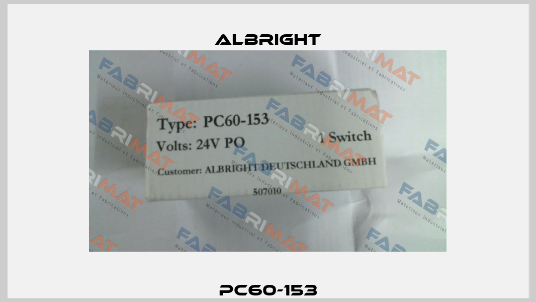 PC60-153 Albright