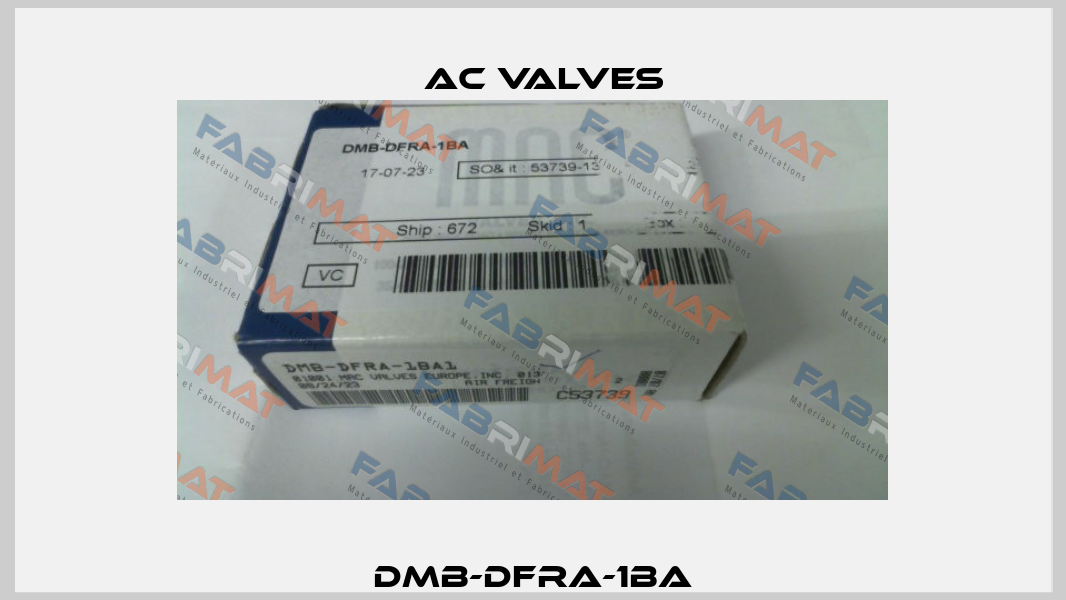 DMB-DFRA-1BA МAC Valves