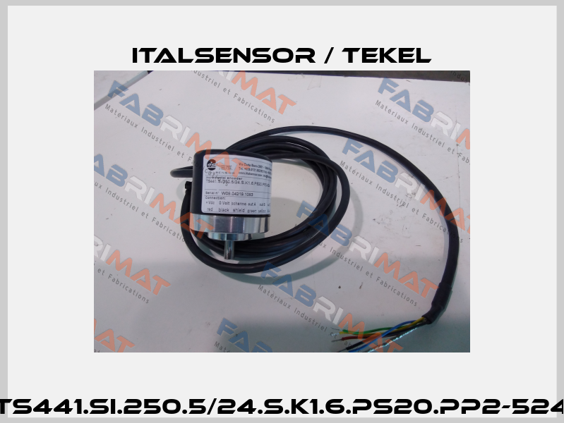 TS441.SI.250.5/24.S.K1.6.PS20.PP2-524 Italsensor / Tekel