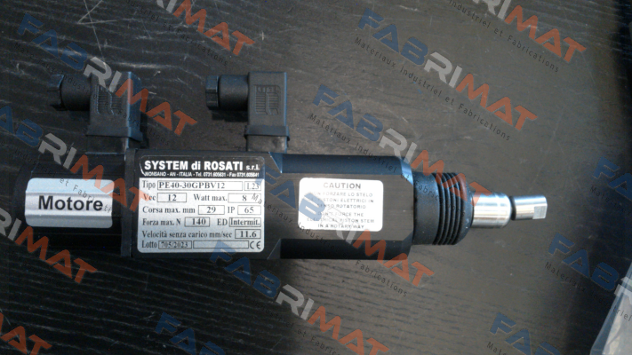 PE40-30GPBV12 System di Rosati