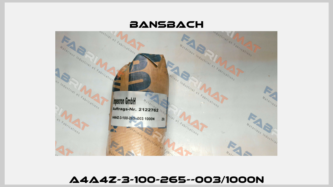 A4A4Z-3-100-265--003/1000N Bansbach