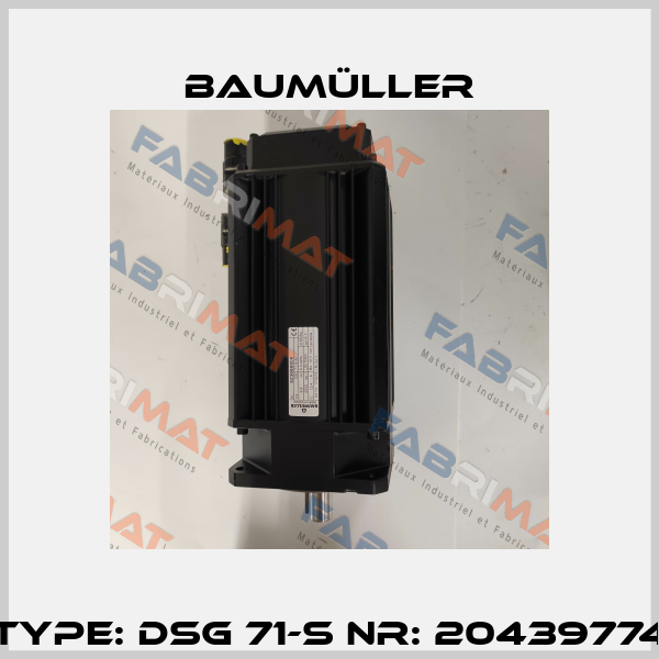 Type: DSG 71-S Nr: 20439774 Baumüller