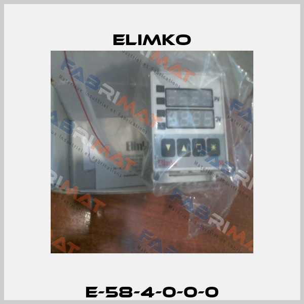 E-58-4-0-0-0 Elimko