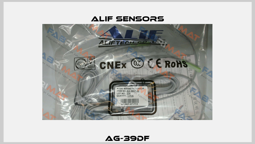 AG-39DF Alif Sensors