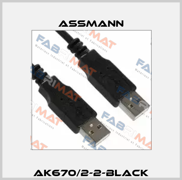 AK670/2-2-BLACK Assmann