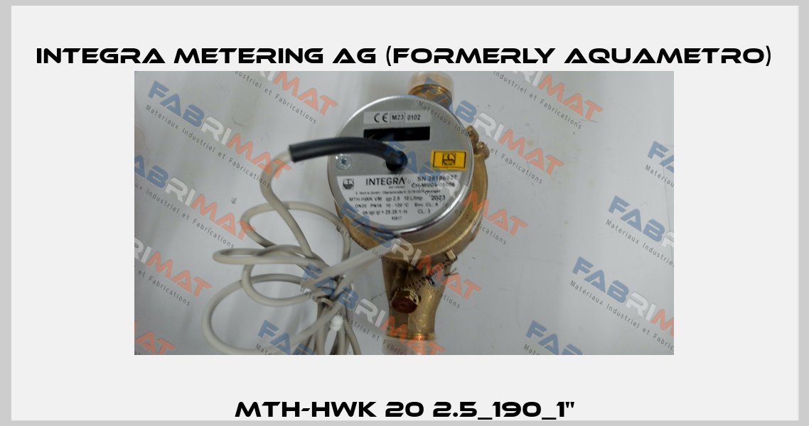 MTH-HWK 20 2.5_190_1" Integra Metering AG (formerly Aquametro)